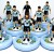 Subbuteo Andrew Table Soccer Argentina 2022 World Cup Team on WSB Professional bases